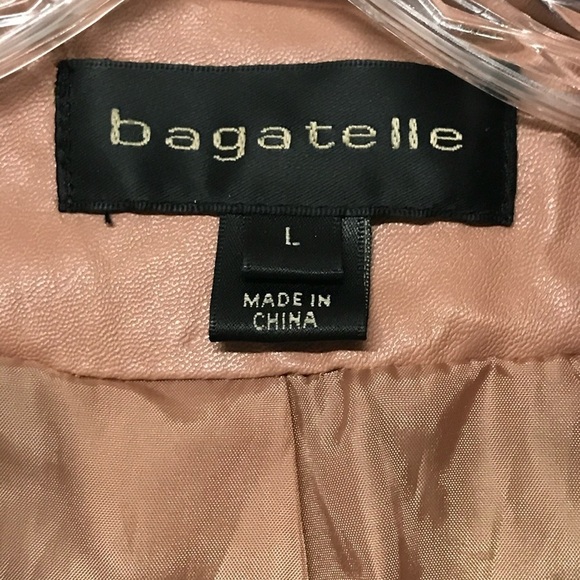 Bagatelle faux‎ leather polyurethane jacket large - Picture 3 of 5